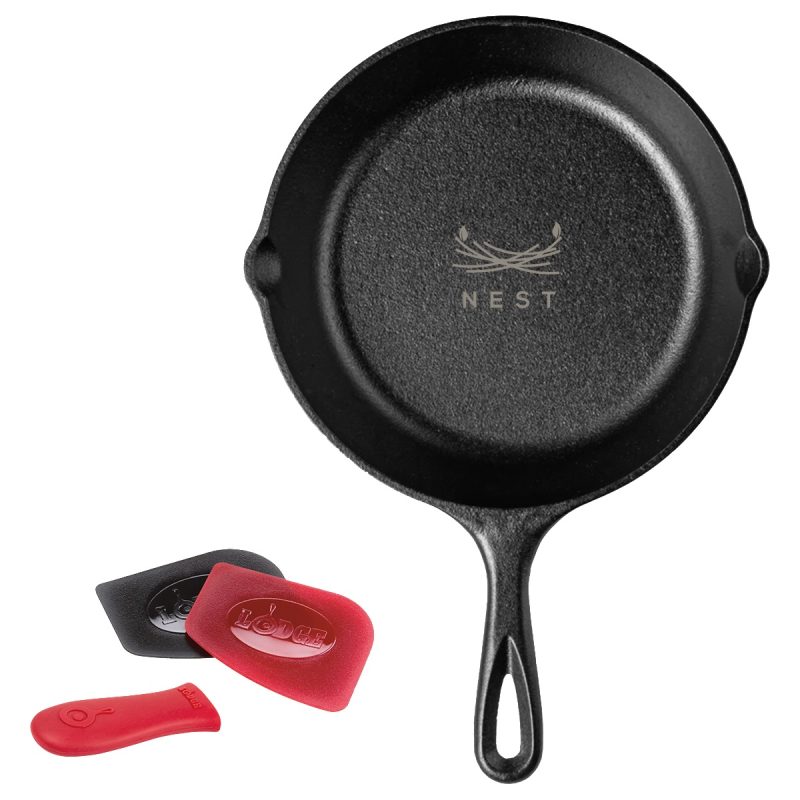 Lodge 8" Cast Iron Starter Gift Set - 1