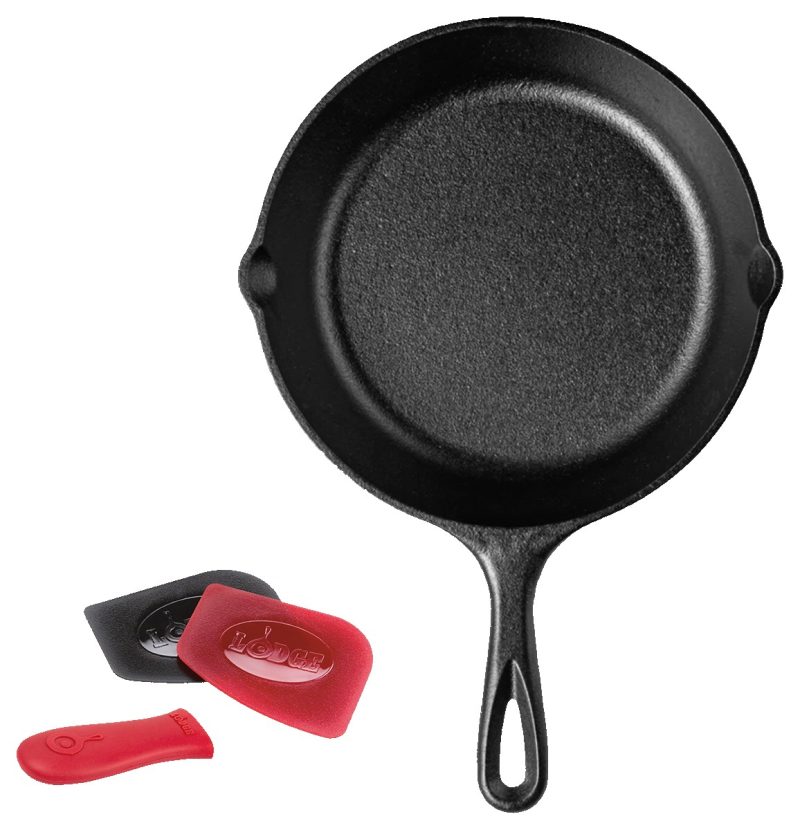 Lodge 8" Cast Iron Starter Gift Set - 3