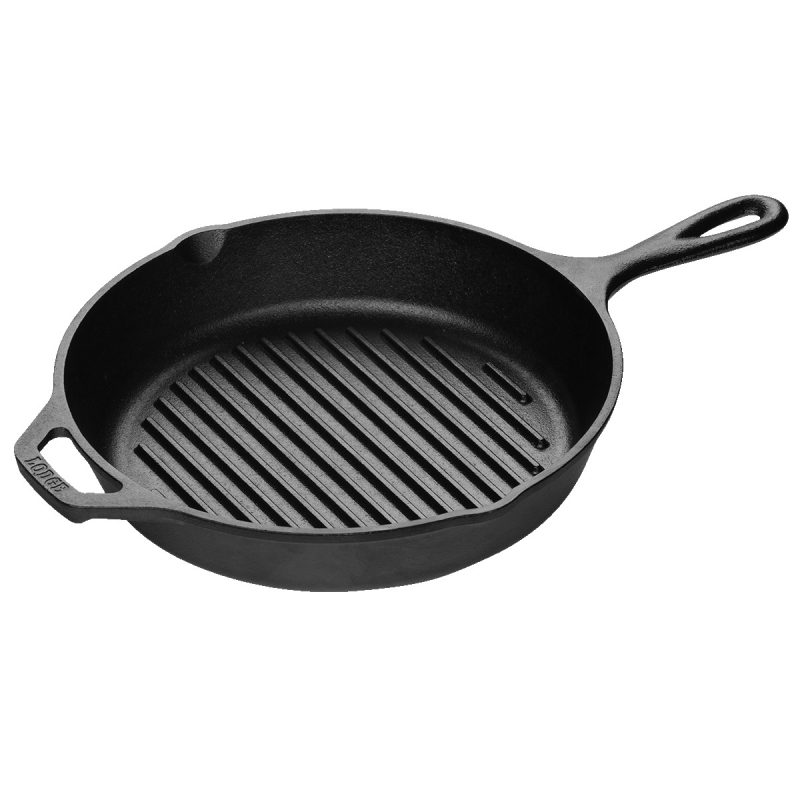 Lodge 10.25" Cast Iron Grill Pan - 1