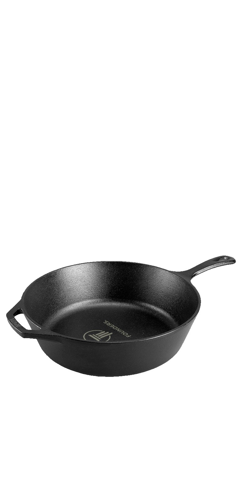 Lodge-12-5-Qt-Cast-Iron-Deep-Skillet-LCI23 Lodge 12 / 5 Qt Cast Iron Deep Skillet