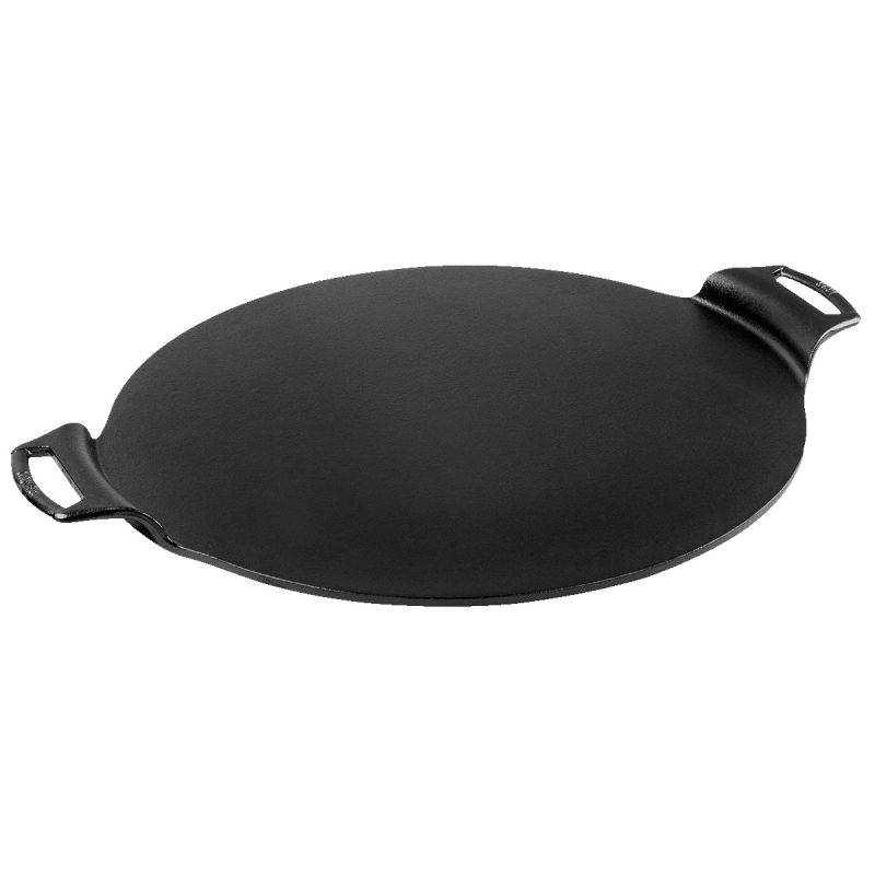 Lodge 15" Seasoned Cast Iron Pizza Pan - 1